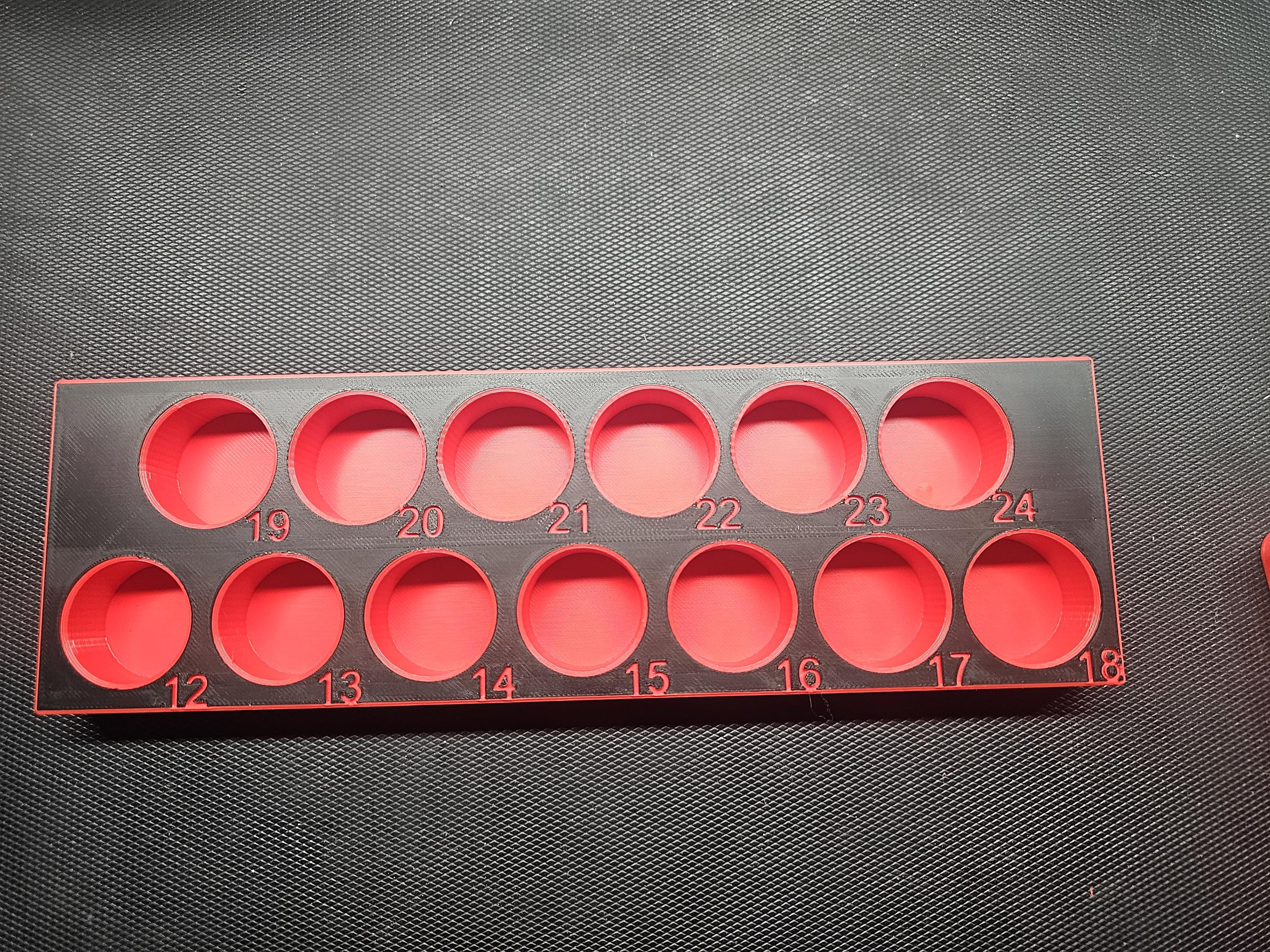 Wobble Socket Organizers for Icon Tools METRIC & SAE •tool Storage ...