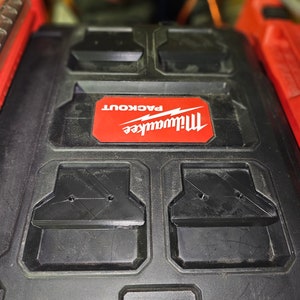 Milwaukee Packout Feet flush mount and 1/4in raised version 4pk image 5