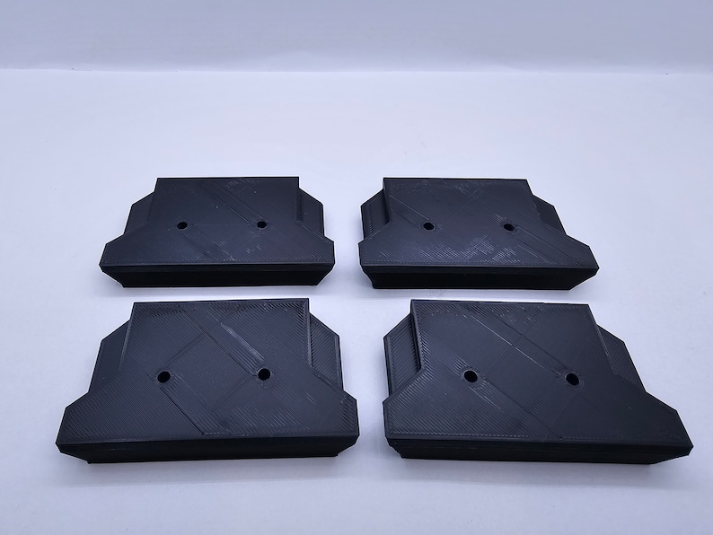Milwaukee Packout Feet flush mount and 1/4in raised version 4pk flush