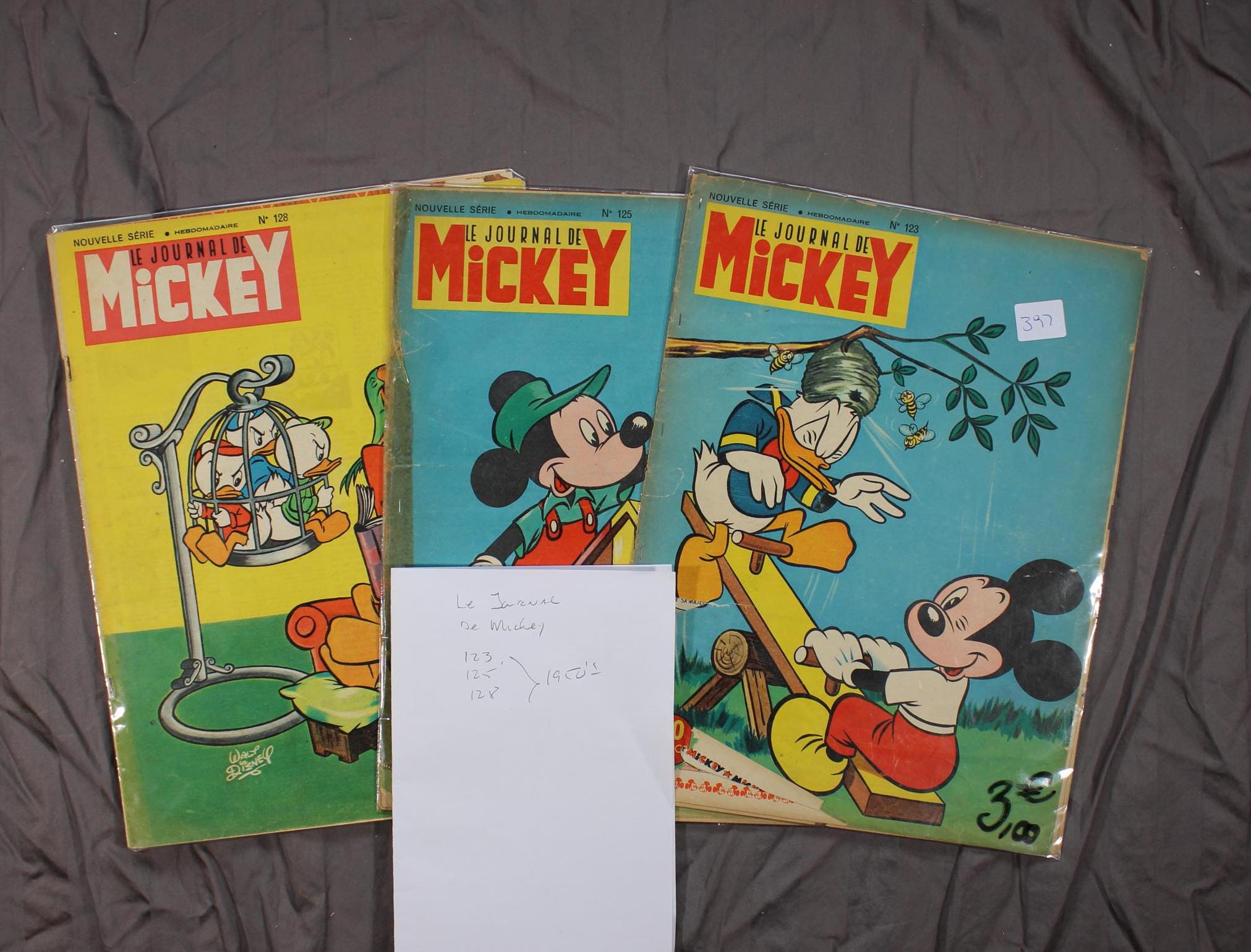 LE JOURNAL DE MICKEY ディズニー Disny ミッキー Le Journal De Mickey - Etsy