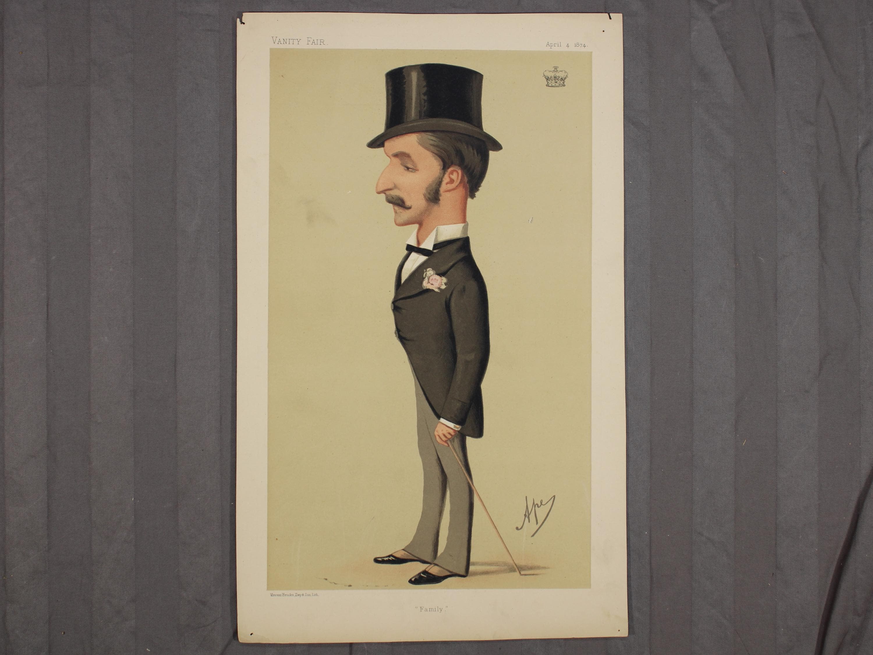 Gentlemen Print Vintage Vanity Fair - Etsy