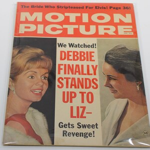 Motion Picture Magazine Jan 1965 - Debbie Reynolds Elizabeth Taylor