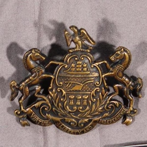 Pennsylvania Virtue Liberty and Independence Badge  - State Moto Coat of Arms