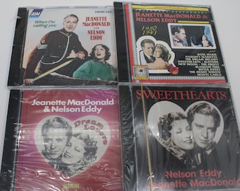 Jeanette McDonald & Nelson Eddy 4 CD's - Sweethearts, Dream Lovers, When I'm Calling You, 1930-1941