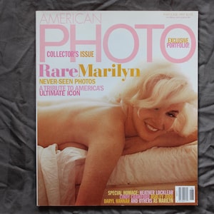 Marilyn Monroe American Photo Magazine Exclusive Portfolio 1997 9 x 11
