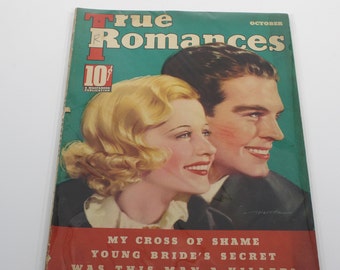 True Romances Magazine October 1936