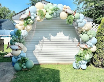 Gone Fishing Balloon Arch| Fish Birthday Party | Fishing Party | Gone Fishin&#39; | Nature Balloon Balloon Arch