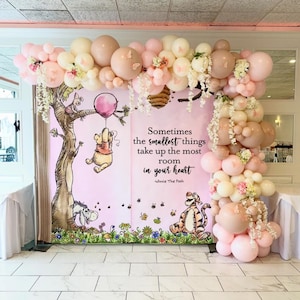Kit d'arche de ballons We Can Bearly Wait | Ours en montgolfière | Guirlande de ballons pour baby shower | Décoration de douche nuptiale | Baby Shower Bearly Wait