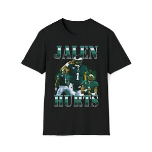 Jalen Hurts Vintage 90s Football Bootleg Style T-Shirt | Jalen Hurts Graphic Tee | Retro Football Shirt