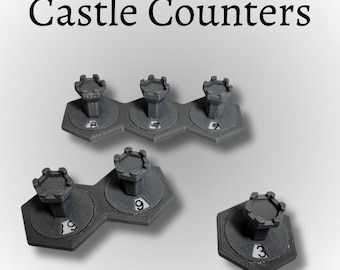 Contatori del castello: traccia salute, incantesimi, round - DnD, Pathfinder, 5e