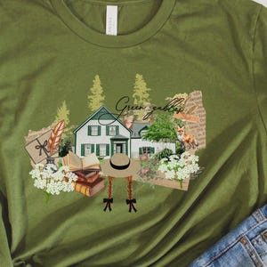Camisa de las Tejas Verdes, suéter de Ana de las Tejas Verdes, ropa acogedora de Ana de las Tejas Verdes, ropa para amantes de los libros, sudadera literaria, recuerdo de la Isla del Príncipe Eduardo