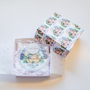 Vietnam themed ornament gift box