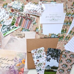 Anne of Green Gables gift set for book lovers, cozy literary stationery box inspired by L.M. Montgomery image 7
