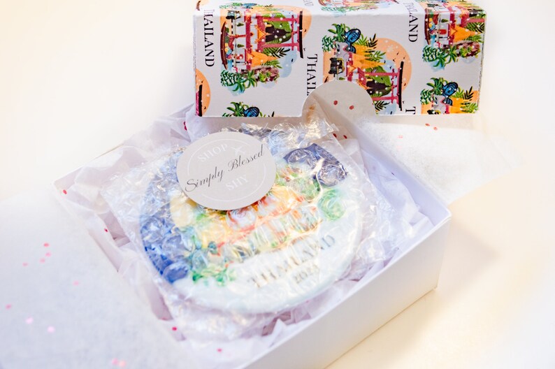 Thailand themed ornament gift box