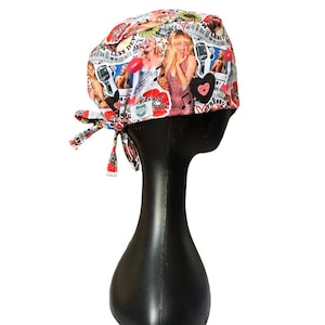 Sabrinaa Carpenterr surgical cap - Scrub Caps Pediatric scrub - nurse scrubs cap - dental surgical cap - medical attire - pop music
