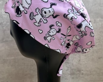 Snoopy Surgical Scrub Cap - Fluid Resistant