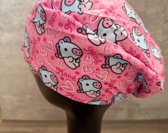 BTS BT21 Mang Surgical Cap - Scrub Caps Pediatric scrub cap - nurse scrubs cap - dental surgical cap, veterinary