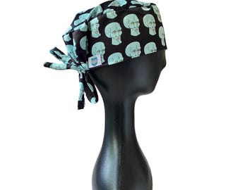 Handsome Squidward Scrub Cap – Unisex, Fluid Resistant, Adjustable Surgical Cap