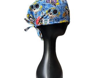 Powerpuff Girls Bubbles 3 Scrub Cap – Unisex Medical Surgical Hat