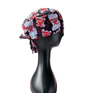 Stitch Badness level Surgical Cap - Scrub Caps Pediatric scrub - nurse scrubs cap - dental surgical cap, disney