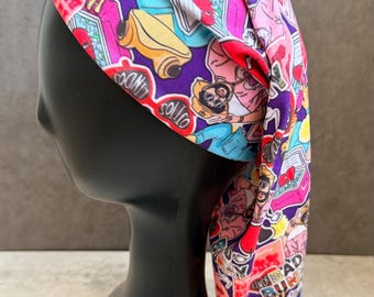 Bad Bunnyy Sleeve Scrub Cap – Unisex Medical Surgical Hat