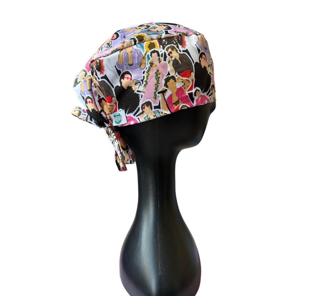 Harry Styles Surgical Cap Scrub Caps Pediatric Scrub Nurse Etsy