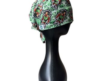 PowerBluffs Buttercup Scrub Cap - Fluid Resistant, Adjustable