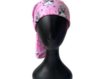Snoopy Bow Sleeve Scrub Cap – Unisex Medical Surgical Hat