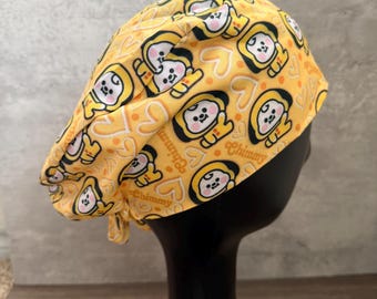 BTS BT21 Chimmy Surgical Cap - Scrub Caps Pediatric scrub cap - nurse scrubs cap - dental surgical cap, veterinary