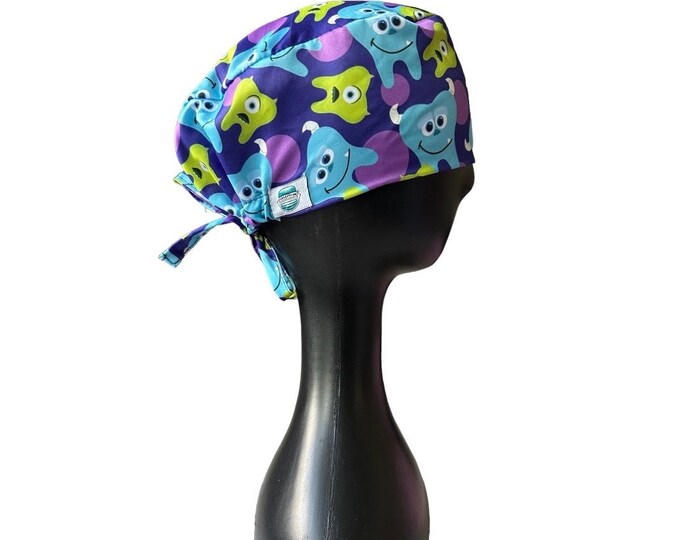 Monster Inc Dentist Surgical Caps Scrub Caps Pediatric Scrub Nurse