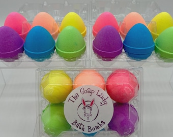 Bombe de bain oeuf de Pâques, cadeau panier de Pâques pour les enfants, bombes de bain panier de Pâques, oeufs de dinosaure, bombe de bain de dinosaure, bombes de bain arc-en-ciel, art pour le bain