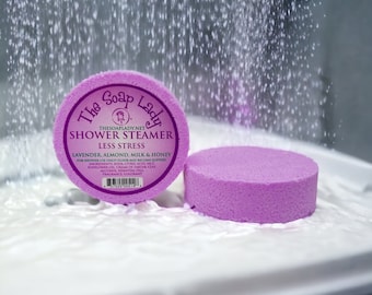 Vapeur de douche, mousseux pour la douche, fondants pour la douche, aromathérapie, cadeau de spa, cadeau de détente, fait main, petites séries, fabriqué à Sandy, Utah