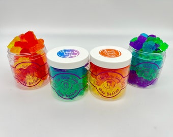 Savons oursons gommeux, savon pour enfant, cadeaux d'anniversaire, cadeau d'anniversaire, savon naturel, savon amusant, savon non toxique, savon hypoallergénique, fait main