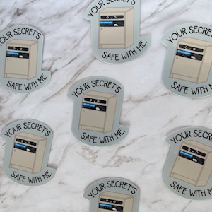 Pharmacy sticker- Secret Keeping Shredder - Pharmacist, pharmacy tech gift - healthcare humor