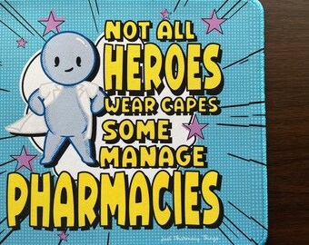 Pharmacy Hero Mousepad - Oopsie Grade |Gift for Pharmacist in Charge | Desk Decor