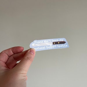 Pharmacy sticker | Emotional Support Spatula | pharmacy technician, pharmacist, pharmacy intern gift |pharmacy humor