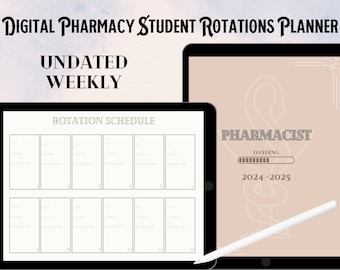 Pharmacy Student Rotation Planner Undated