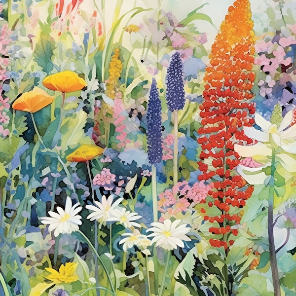 Henri Matisse Garden Flowers, Samsung Frame TV Art, Wildflowers, Fauvism Painting, Digital Download, Botanical Wallpaper, 300 dpi on demand