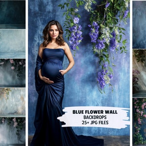 Floral Backgrounds Digital Backdrops Overlay Digital Floral Overlays Maternity Floral Backdrop Newborn Studio Backdrop for Photoshop Overlay