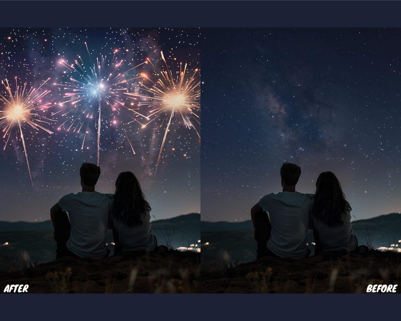 Distance Firework Background 50 Fireworks Overlays Backdrops PNG-JPG Fireworks Texture, Photoshop ...