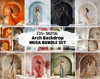 Bundle Minimal Arch Set Digital Backdrops, Maternity Backdrop Overlays, Arch Fine Art Textures, Overlays Portrait Fine Art Studio Background