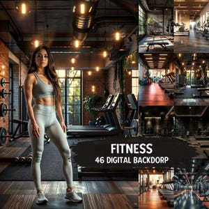 46 tła sportowe GYM Dynamiczne tła sportowe i nakładki na plakaty fitness, tła do siłowni i plakaty sportowe dla seniorów Teksturowane tło