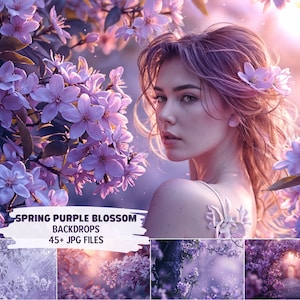 Toiles de fond numériques floraux Photoshop, superposition de textures d&#39;art de maternité, arrière-plan Studio nouveau-né pour superpositions Photoshop, superpositions Photoshop