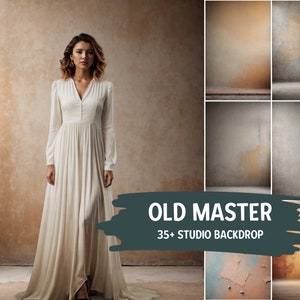 Könnte beinhalten: Eine Sammlung von über 35 digitalen Studio-Hintergründen mit einer Vielzahl von strukturierten und abgenutzten Hintergründen in warmen Tönen. Die Hintergründe sind ideal für Fotografen und Künstler, die einzigartige und interessante Bilder erstellen möchten.