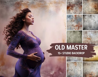 15+ Old Master Photoshop Backdrop, Vertical and horizontal portrait backgrounds, Maternity Digital background, Studio Digital Gift Backdrops
