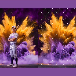 125 Color Bombs Digital Backdrops School Color Explosion Photography ...