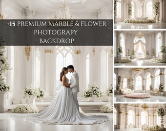 thumbnail image 2 of Laeacco Marble Panel Background 8x6.5ft Photography Backdrop 2 of 11