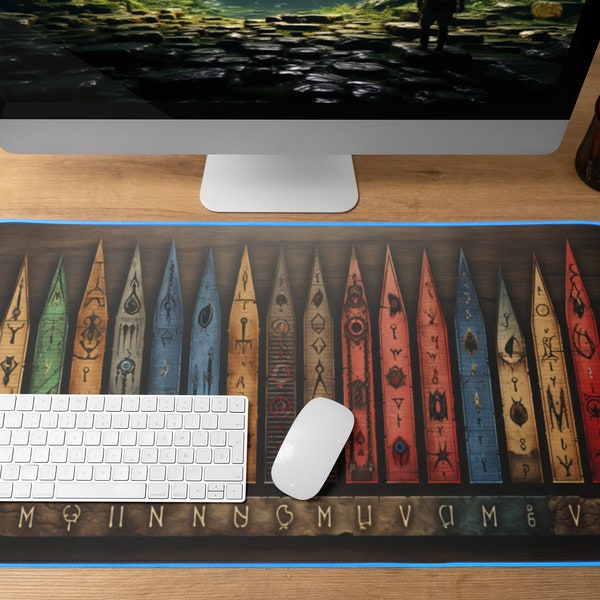 Mechanical Keyboard Desk Mat Etsy