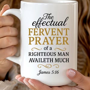 Inspirational Bible Verse Coffee Mug: Christian Religious Gift
