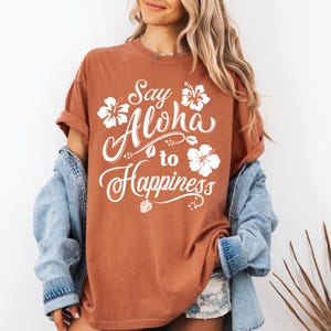 Aloha Tropical Nature T-shirt, Summer Vibes Tee, Hawaiian Shirt, Beach Vacation Top, Maui Party Apparel, Girls Trip Shirt, Family Spring Tee